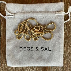 Degs & Sal gold necklace